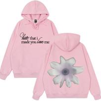 Ariana Grande Hate That I Made You Love Me 2026 Print Hoodies Men Women Fashion Hip Hop Pullover Casual Oversized Sweatshirts 3XL rožinė