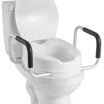 VEVOR Paaukštinta tualeto sėdynė su porankiais, 136,1 kg keliamoji galia, 101,6 mm pakėlimo aukštis 40.1 x 36.7 x 15.5 cm