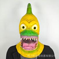 Helovino Šreko latekso kaukė Karnavalo vakarėliui Juokinga ir neįprasta galvos apdangalas Filmo rekvizitas New type of banana