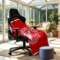 Manchester United F.C Print Blanket - Soft & Comfortable, for Bedroom, Travel, Sofa, Home Decoration - Birthday Christmas Gift for Friend 150cmx180cm