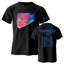 Fontaines D.C. DOPAMINE Chamber T-shirt DC EU & UK Tour for 2026 Tshirts Short Sleeve Cotton Summer Unisex Tees Print Top XXL juoda