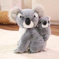 27cm Imitacija Australija Gyvas Koalos Meškinas Pliušiniai Žaislai Minkšta Koalos Lėlė Kūdikio Palydos Žaislas Vaikams Mergaitėms Mielas Pliušinis Gyvūnas 27cm