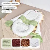 Naujagimio raminantis lizdas lopšio lovytė su pasvirimo čiužinuku, kojų atrama ir žaislų laikikliu, komfortas, jaukus kūdikio miego poilsio lizdas Little Dinosaur+Anti-vomi