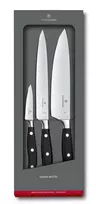 Victorinox Grand Maître 3 dalių mėsinis peilių rinkinys, juodas