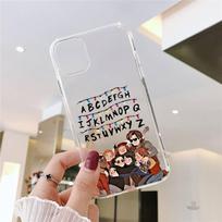 Keisti dalykai draugas televizijos filmas Telefonų dėklai Skaidrūs iPhone 6 7 8 11 12 s mini pro X XS XR MAX Plus SE dangtelis funda iPhone8 white