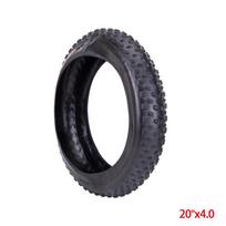 26 x 4,0 colių storio dviračio padanga Guminės dviračio sulankstomos padangos sniego paplūdimio dviračio pakaitinė padanga 20 x 4.0 Inch Outer Tire juoda