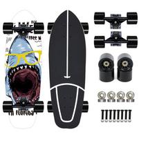 Tailando klevo didžiųjų žuvų lenta, viena apversta riedlentė, vaikščiojimo lenta „Sand Surfboard Brush Street Board Four“