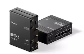 Teltonika Networks RUTC42 (UK) 4G/Wi-Fi 6 Dual-Band pramoninis maršrutizatorius