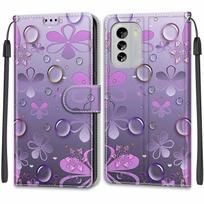 Prabangus dažytas odinis dėklas, skirtas Nokia G60/G21/G11/G20/G10/C12/C22/C32/G42 Piniginės knygos stiliaus apsauginis dangtelis, skirtas Nokia 6.3/Nokia C01 Plus/Nokia G310 Nokia G42/Nokia G310 5G gray