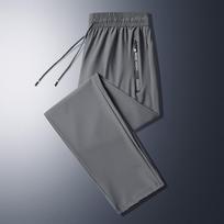 Vasarinės vėsios kelnės vyrams 8XL Dydis Plius Sportinės kelnės Madingos Laisvalaikio Tamprios kelnės Vyriškos Didelis Dydis 7XL Vasaros Kelnės Juodos Pilkos M gray