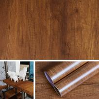 Atsparus vandeniui medinis vinilinis tapetas lipnus sienų popierius durims spintelėms stalviršiui moderniems baldams dekoratyvinis tapetas 40cm  x 100cm