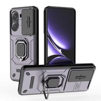 Šarvuotas smūgiams atsparus dėklas Xiaomi Poco X7 Pro 5G apsauginis dangtelis žiedas magnetinis stovas laikiklis Coque Fundas Capa For Poco X7 Pro&Poco x7 pro violetinė