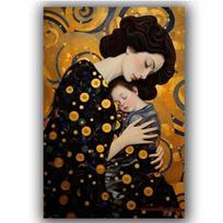 Gustav Klimt Motina Ir Kūdikis Deimantinė Tapyba Pasidaryk Pats Pilnas Kvadratas Apvalus Seksualus Mylėtojas Deimantinė Mozaika Garsus Tapyba Papuošalai Kryžiuko Dygsnis Full Round 45x60CM