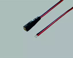 BKL Electronic 075159 žemos įtampos jungiamasis kabelis DC 5,5 x 2,1 mm į atvirą galą 30 cm