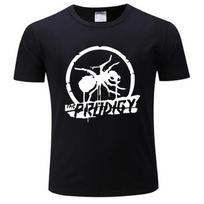 Naujas The Prodigy Geltonas Logotipas Punk Rock Grupė Vyriški Marškinėliai Juodi ir Balti Apvalia Kaklo Marškinėliai vyriški o-kaklo prekės ženklas vasariniai marškinėliai L black