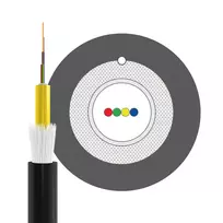 INFRALAN U-DQ(ZN)BH OM3 4G (1x4) Eca 2000N LSZH juodas 5,8 mm optinis kabelis 54504.1D-E2