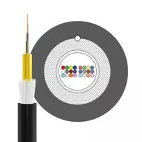 INFRALAN A-DQ(ZN)B2Y OM2 24G lauko optinis kabelis, 24 pluoštai, 5,8mm, juodas, 2000N A24M2F1