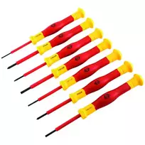 C.K Tools VDE izoliuotų atsuktuvų rinkinys, 7 dalių, plokštieji ir Phillips, T4897