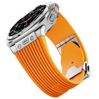 Sportinis dirželis Samsung Galaxy Watch Ultra 2025 47mm laikrodžiui, nerūdijančio plieno sagties apyrankė Samsung Galaxy Watch Ultra laikrodžiui, prabangi apyrankė Galaxy Ultra(2025) gray