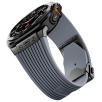 Sportinis dirželis Samsung Galaxy Watch Ultra 2025 47mm laikrodžiui, nerūdijančio plieno sagties apyrankė Samsung Galaxy Watch Ultra laikrodžiui, prabangi apyrankė Galaxy Ultra(2025) black
