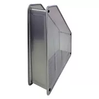 HELIT H2518000 tinklinis žurnalų laikiklis DIN A4, vielinis metalas, sidabrinis, milteliniu būdu dažytas, 1 vnt.