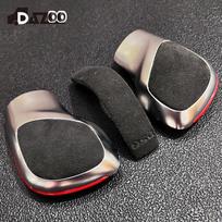 Suede Oda DSG Pavarų Perjungimo Rankenėlė Pavarų Šoninė Dangtelis DSG Emblema VW Golf 6 7 R GTI Passat B7 B8 CC R20 Jetta MK6 GLI Automobilio Dalys Chrome DSG black