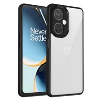 Oneplus Nord CE 3 Lite Case Air Cushion Shockproof Silicone Bumper Clear Matte Back Cover Hard Case for Oneplus Nord CE3 Lite 5G Pc + tpu&OnePlus Nord CE 3 Lite violetinė