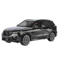 1/18 BMW X5M X5 visureigis lydinio prabangus automobilio modelis lieto metalo visureigiai automobilio modelis didelio tikslumo kolekcija vaikų žaislas dovana juoda
