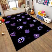 1PC Japanese Anime Pokemen Gengar Area Rug,Carpet for Home Living Room Bedroom Sofa Doormat Kitchen Decor,Non-slip Floor Mat 60cm x 90cm