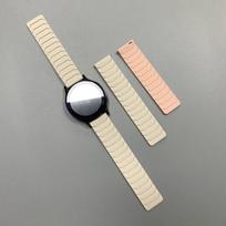 Magnetinis dirželis Garmin Venu 4-45mm Silikoninis kilpos dirželis Pakeičiama apyrankė Forerunner 570 165 245 255 Music/Vivoactive 6 5 4 1PCS 20MM beige
