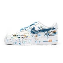 Nike Air Force 1 Abrasion Resistant Low top Skateboard Shoes Men's White CW2288-111(Team516- ) 43 white