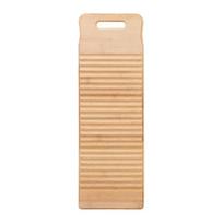 Skalbimo lenta, tradicinis dizainas, neslystantis, taupo pastangas Patvari pakaba Skalbimo skalbinių anga Rankena Stačiakampė medinė skalbimo lenta namams 50cm beige