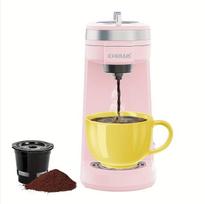 Nešiojamas K-Cup kavos aparatas kapsulinis kavos virimo aparatas Espresso Cafetera Universalus superautomatinis kapsulinis kavos aparatas rožinė