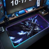 omen valorant Pelės kilimėlis RGB Žaidimų pelės kilimėlis Didelis LED kilimėlis PC stalo kilimėlis Šviečiantis pelės kilimėlis Dideli klaviatūros kilimėliai Stalo kilimas Su 600x300x3mm blue