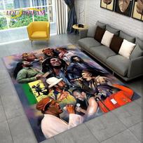 Bob Marley Reggae Muzika Klevo Lapas Jamaikos Plotas Kilimas, Kilimas Svetainei Miegamajam Sofai Prie Durų Dekoras, Neslystantis Grindų Kilimėlis 70x100cm(27x39im)