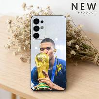 Futbolo K-Kylian M-MbappeS telefono dėklas Samsung S26,25,24,21,22,23,30,20,Ultra,Plus,Fe,Lite juodas minkštas dangtelis Samsung S20fe beige
