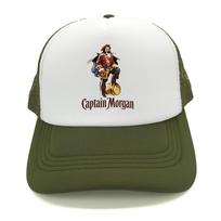 Captain Morgan logotipas Trucker kepurė Unisex Juokinga kepurė Beisbolo kepurė Ši vasaros Unisex tinklinės kepurės white