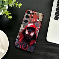 Šauni S-Žmogus-Voras telefono dėklas Samsung S26,S25,S24,S23,S22,S21,S20,S30,Ultra,Plus,Fe,Note,5G juodas dangtelis Samsung S21lite