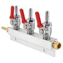 Sturdy Metal CO2 Flows Splitter Beverage Dispenser Accessory Produced For Home Pubs And Commercial Drink Stations