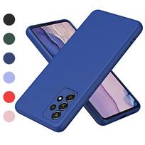 Skysto silikono telefono dėklas, skirtas Samsung Galaxy A52 A52S A72 A12 A22 A32 A42 A13 A23 A33 A53 A73, atsparus smūgiams dėklas A13 5G red