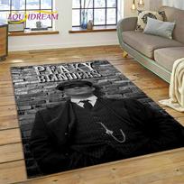 3D P-Peaky Blinders Tommy Shelby HD Kilimas-Kilimėlis Miegamajam Svetainei Namų Sofos Dekoras, Vaikų Žaidimų Didelis Dekoras Grindų Kilimėlis 40x60cm( 15x23in ) gray