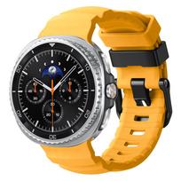 Sportinis dirželis Samsung Galaxy laikrodžiui 8 juosta 44mm 40mm 8 classic 46mm Guminė apyrankė correa Galaxy watch 8 priedai Galaxy watch 8 44mm geltona