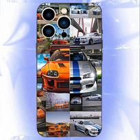 F-Fast F-Furious automobiliai telefono dėklas iPhone 17,16,15,14,13,12,11,Pro,XS,Max,XR,Plus,E,SE4,Mini juodas minkštas dėklas iPhone17Promax
