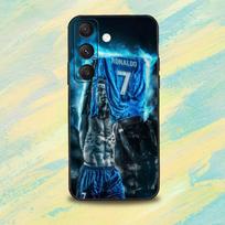 C-CR7S Futbolo R-Ronaldo-ES Telefono dėklas Samsung S25,S24,S10,S22,S21,S20,S23,Ultra,Plus,Lite,FE,Minkšto silikono juodas dangtelis SamsungS10Plus blue
