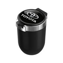 Automobilio interjero lipdukas Automobilinis LED peleninė šiukšlių laikymo puodelis Toyota Hilux Crown TRD chr Corolla Camry rav4 Yaris juoda