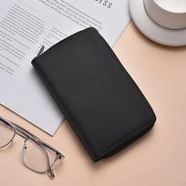 Zipper Passport Bag, Round-the-world Ticket, Boarding Pass, ID Bag, Passport Holder, Convenient Passport Book. juoda