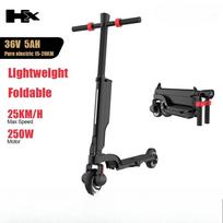 HX X6 Elektrinis paspirtukas Suaugusiems 250W 5AH 36V 25KM/H Sulankstomas Elektrinis E-paspirtukas 5.5 colio ratas EScooter Suaugusiems Vaikams 36V/5Ah juoda