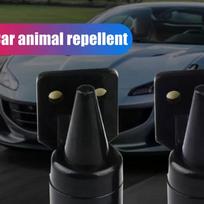 Automobilinis elnių atbaidymo prietaisas Lauko automobilinis vėjo jėgos ultragarsinis gyvūnų aliarmas Atbaidymo prietaisas gray