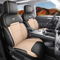 Jetour Shanhai T2 2026 Universalus odinis sėdynės užvalkalas - Pilnas padengimas visiems sezonams Half Rear Coverage gray