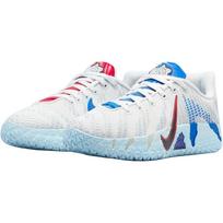 Nike Ja Morant 3 žemi krepšinio bateliai Balti Mėlyni Raudoni Unisex IQ0839-001 39 raudona